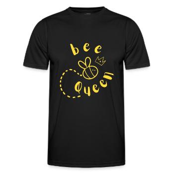 Rette die Bienen Honig Imker Planet Erde Schildkröte - Männer Funktions-T-Shirt - Schwarz - Vorne - AI Model Male 178 dark (178cm)