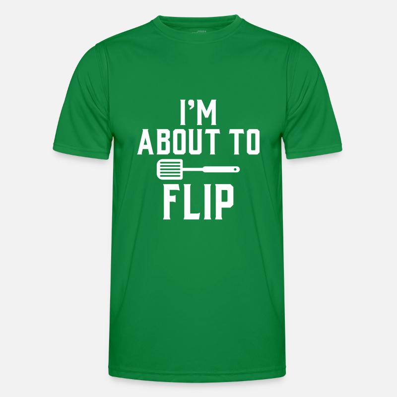 Ich bin im Begriff zu flippen Männer Funktions-T-Shirt