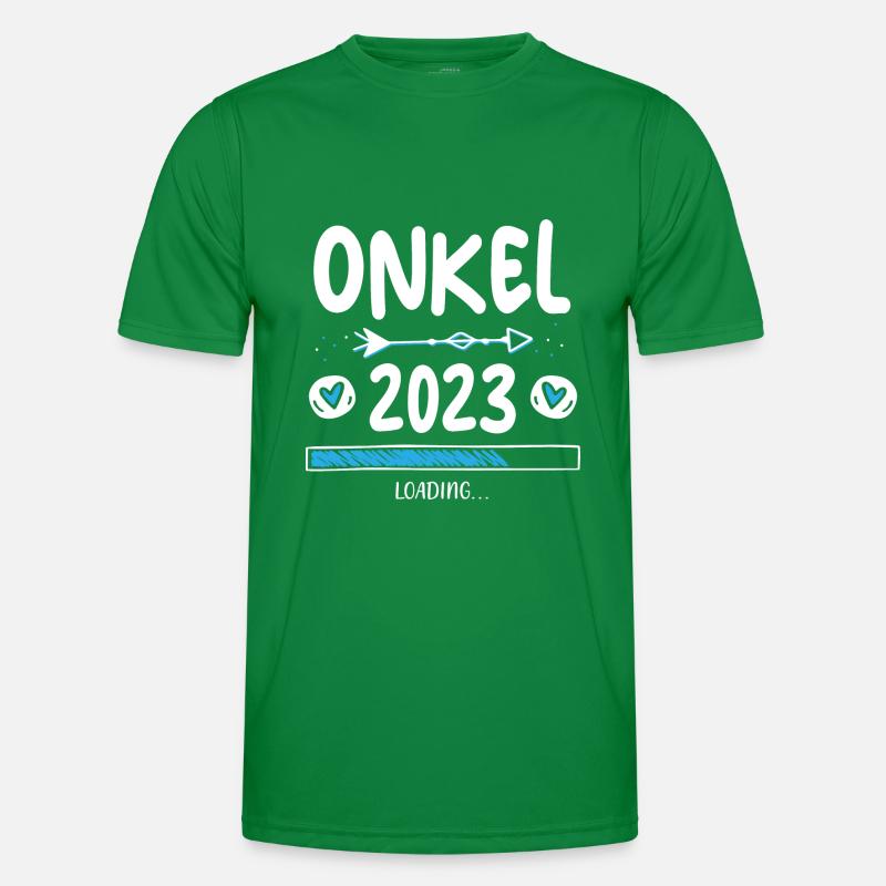 Onkel 2023 Loading Männer Funktions-T-Shirt