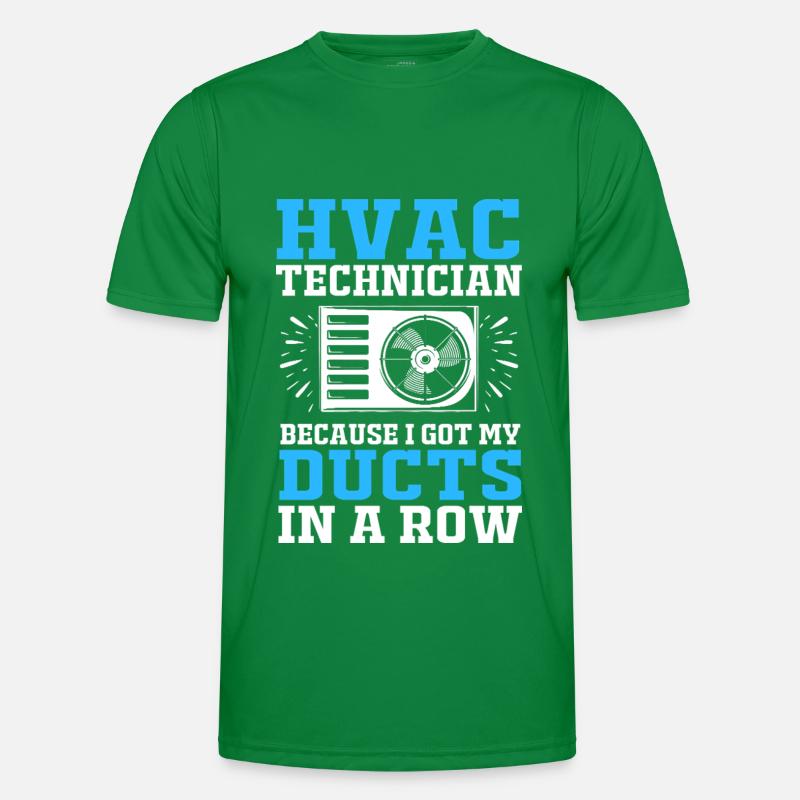 Klimatechniker Techniker Kältetechniker Heizung Männer Funktions-T-Shirt