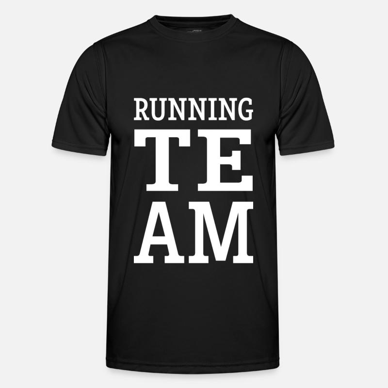 Running Team - Men's Functional T-Shirt - black