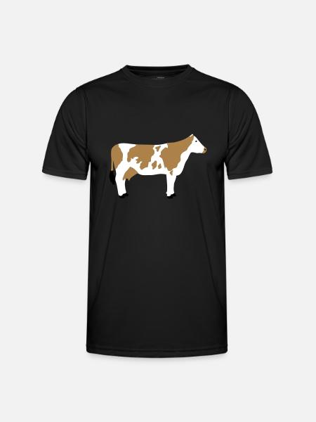 Cow 4 - Men's Functional T-Shirt - black