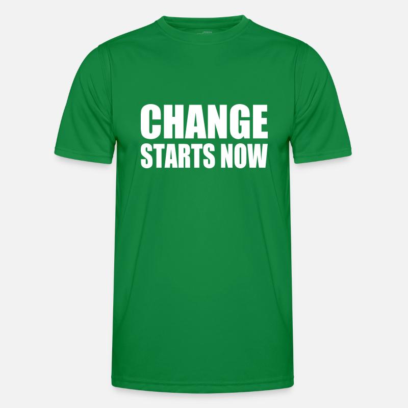 change starts now Men's Functional T-Shirt