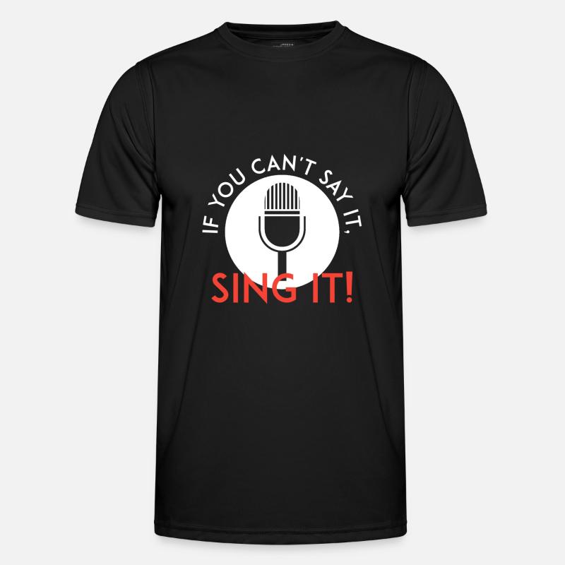 Sing it - Men's Functional T-Shirt - black