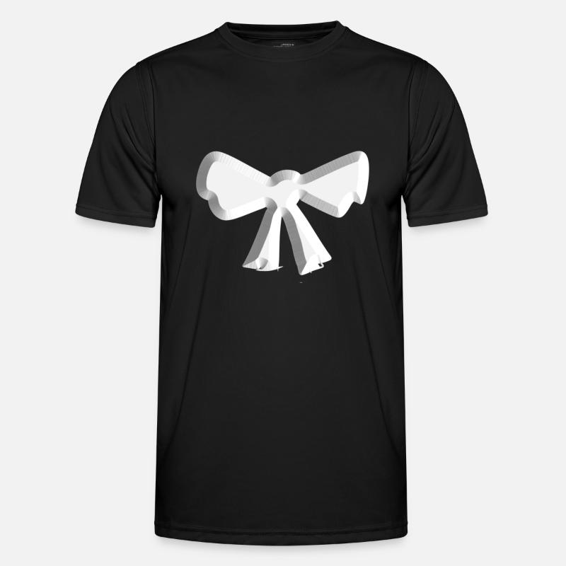 loop symbol fly silver - Men's Functional T-Shirt - black