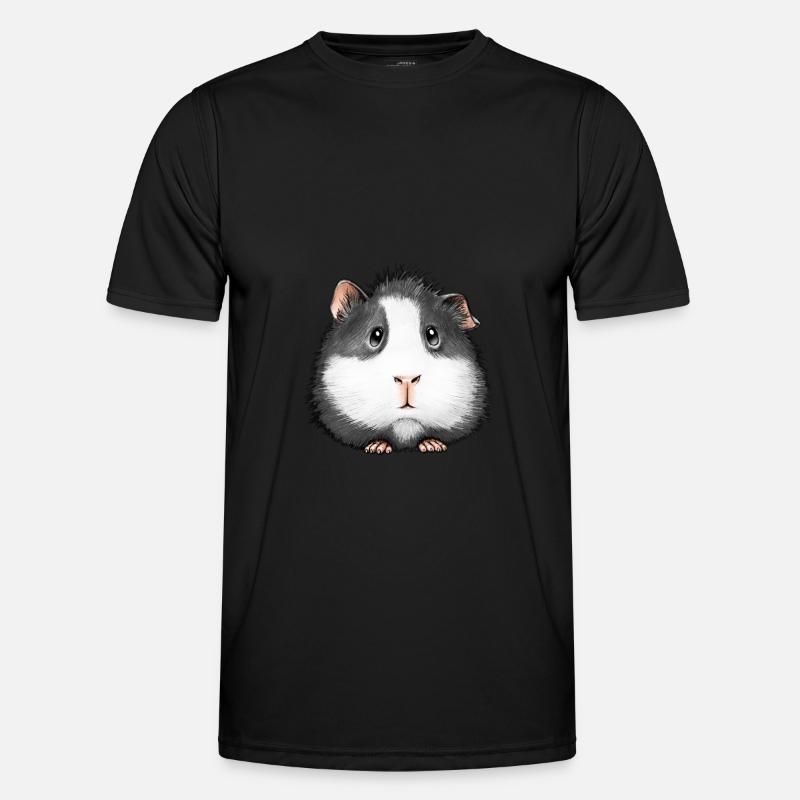 Cochon d’Inde doux Angora Coronet Rosette T-shirt sport Homme