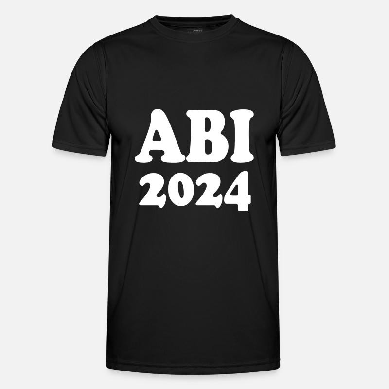 Abi 2024 - Männer Funktions-T-Shirt - Schwarz