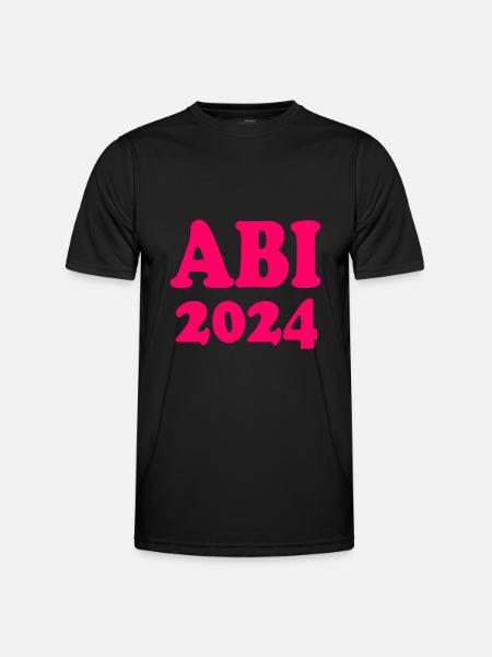 Abi 2024 - Männer Funktions-T-Shirt - Schwarz