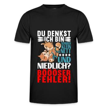 Brazilian Jiu Jitsu Grappling - Männer Funktions-T-Shirt - Schwarz - Vorne - AI Model Male 178 dark (178cm)
