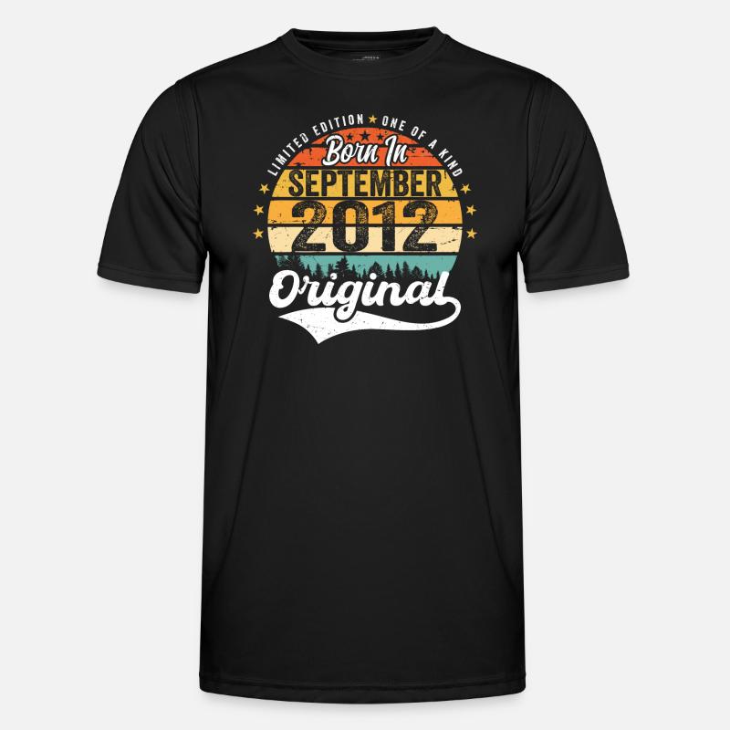 September 2012 Jubiläum 2012 September - Männer Funktions-T-Shirt - Schwarz