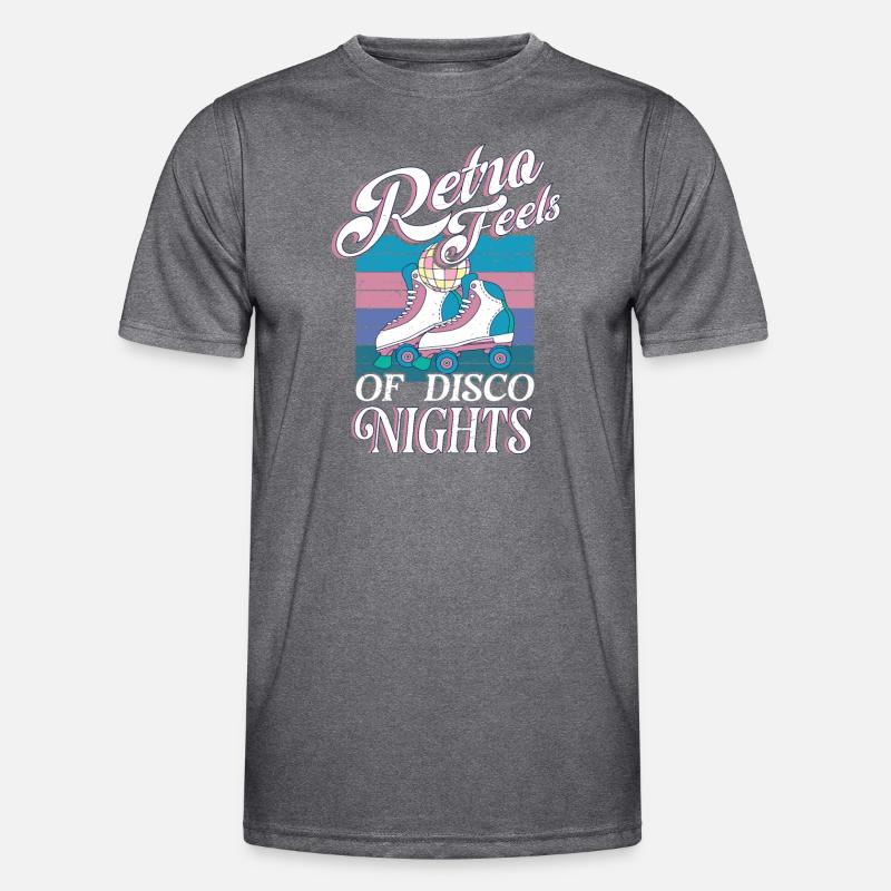 Roller Skating Skate Retro Feels Disco Nights Gift Männer Funktions-T-Shirt