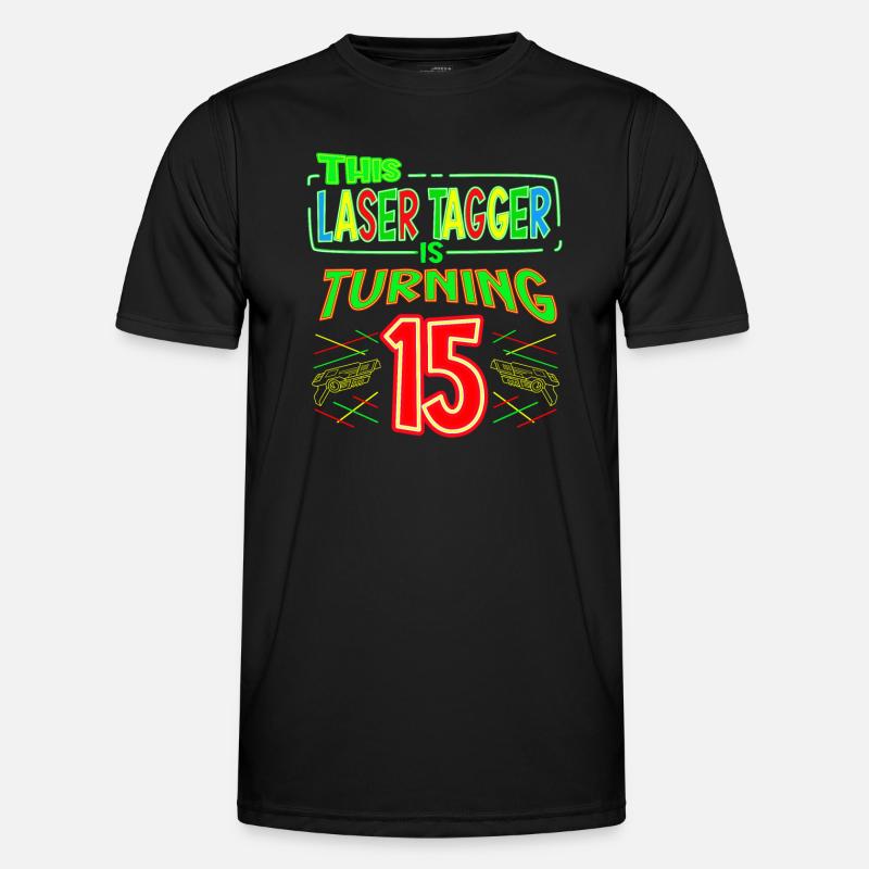 This Laser Tagger Is Turning 15 Years Old Laser Männer Funktions-T-Shirt