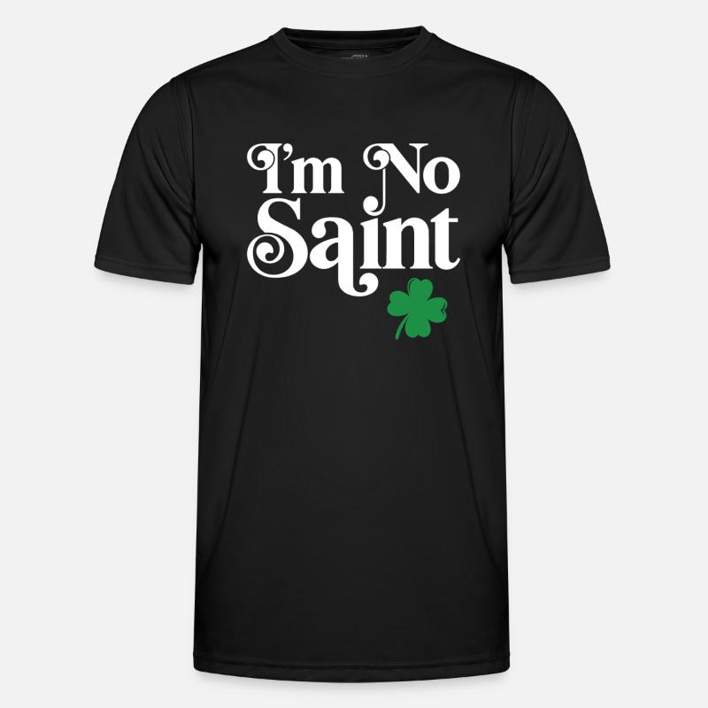 I'm no saint - Men's Functional T-Shirt - black