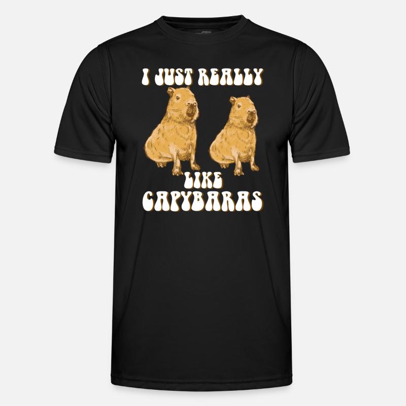 Capybara meme Men's Functional T-Shirt
