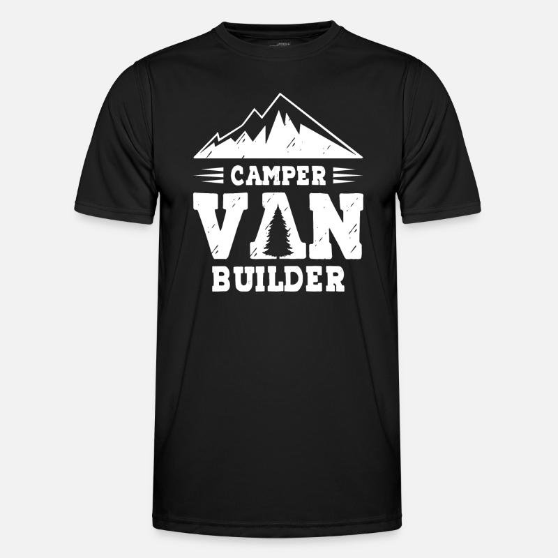 Camper Van Builder - Men's Functional T-Shirt - black