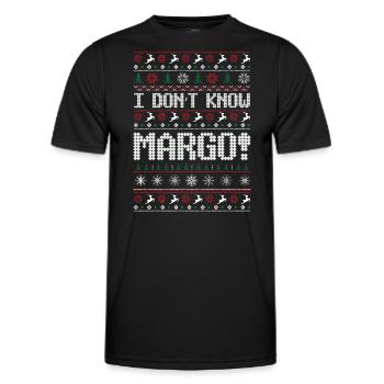 Urlaub Ich kenne Margo nicht - Männer Funktions-T-Shirt - Schwarz - Vorne - AI Model Male 178 dark (178cm)