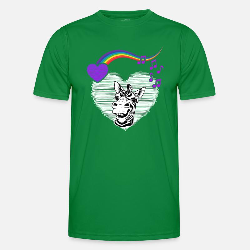LGTB Zebra Regenbogen pride queer Zebrafell Männer Funktions-T-Shirt