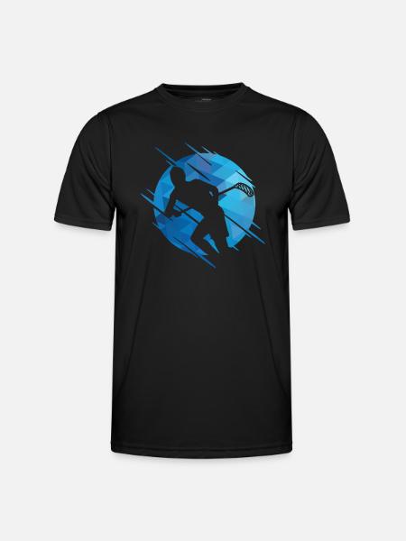 Floorball Floorball Floorball Spiller - Funktionsshirt til herrer - sort