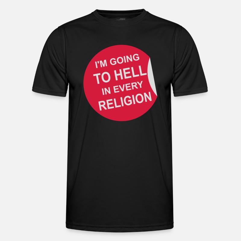 im going to hell Männer Funktions-T-Shirt