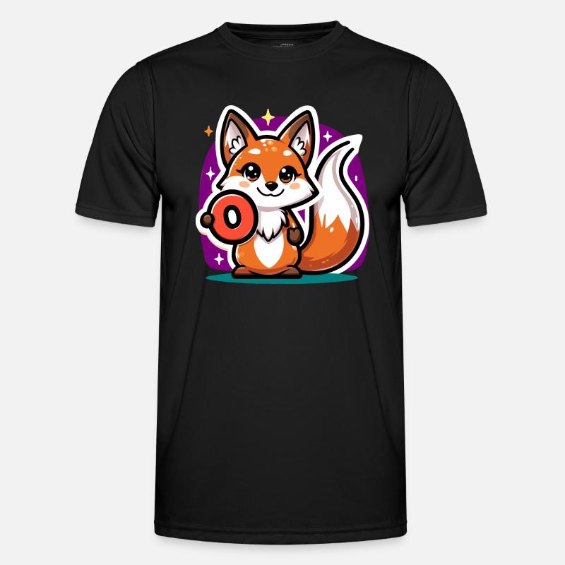 Adorable Zero No More Fox Men's Functional T-Shirt