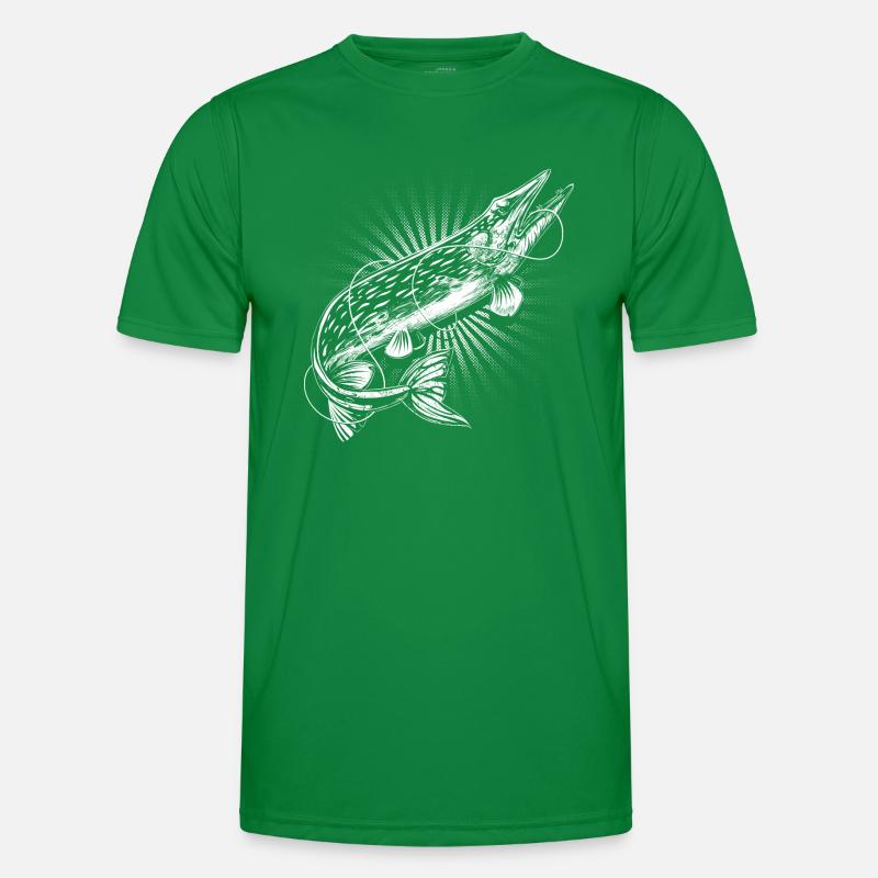 Hecht Angler Männer Funktions-T-Shirt