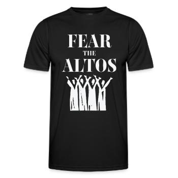 Alto Fear The Altos - T-shirt sport Homme - noir - Devant - AI Model Male 178 dark (178cm)