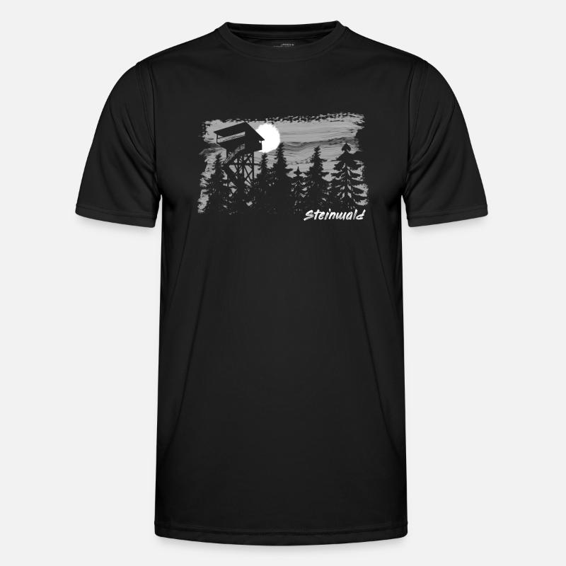 Steinwald Brushstroke Upper Palatinate Tower Men's Functional T-Shirt