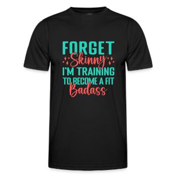 Fitness Motivation Bodybuilder Fit Badass - T-shirt sport Homme - noir - Devant - AI Model Male 178 dark (178cm)