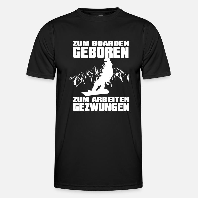 snowboard Männer Funktions-T-Shirt
