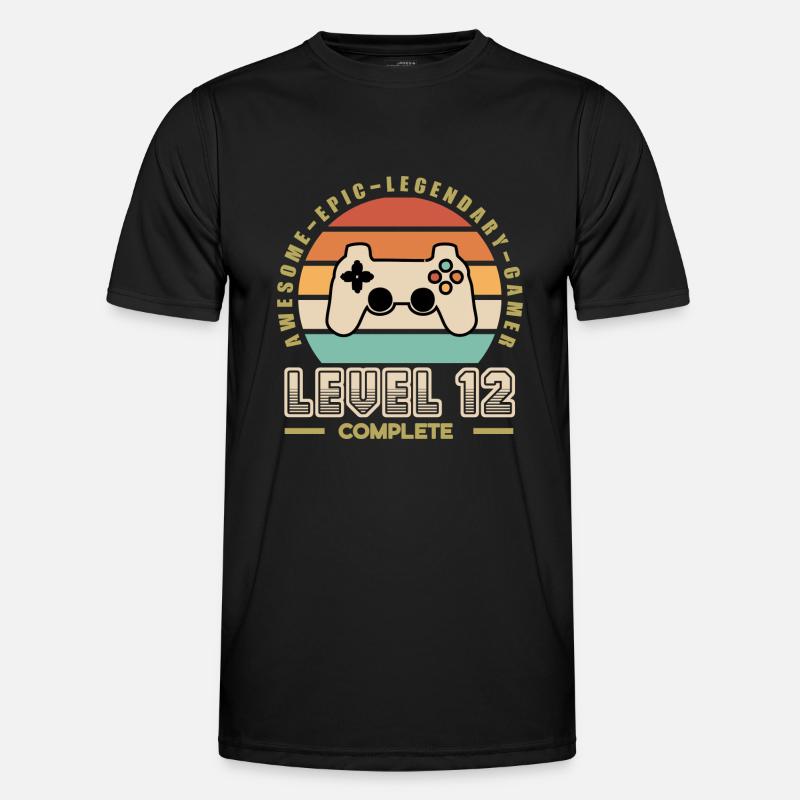 Level 12 years old - Men's Functional T-Shirt - black