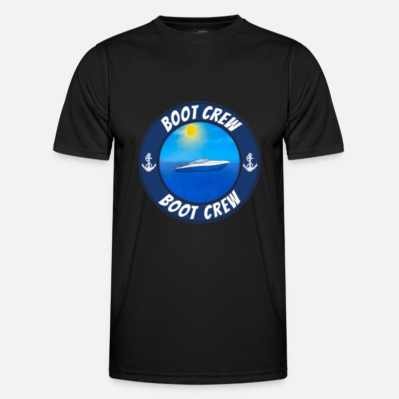 Gruppen Motorboot Outfit Boot crew Männer Funktions-T-Shirt