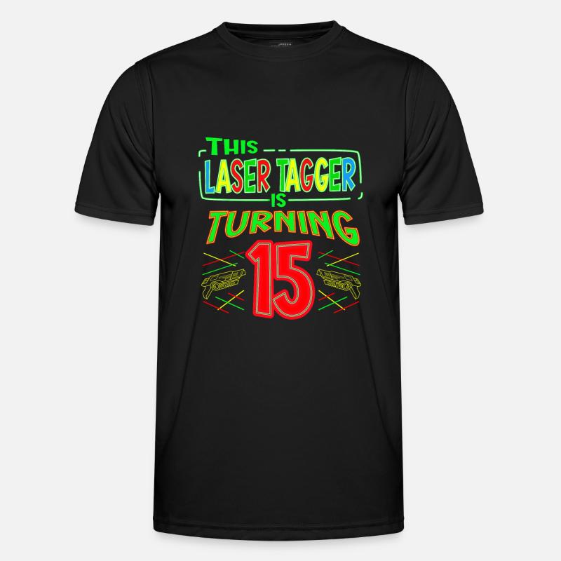 This Laser Tagger Is Turning 15 Years Old Laser Männer Funktions-T-Shirt