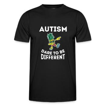 Autismus Asperger Akzeptanz Welt Autismus Tag - Männer Funktions-T-Shirt - Schwarz - Vorne - AI Model Male 178 dark (178cm)