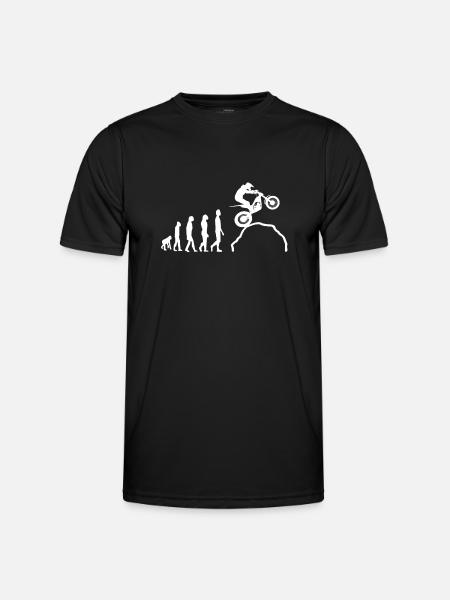 Trial Evolution Trials Moto - T-shirt sport Homme - noir