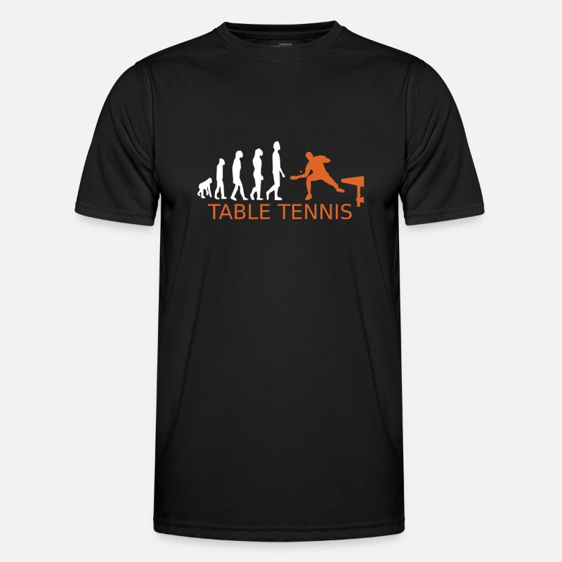 Table Tennis Evolution - Men's Functional T-Shirt - black