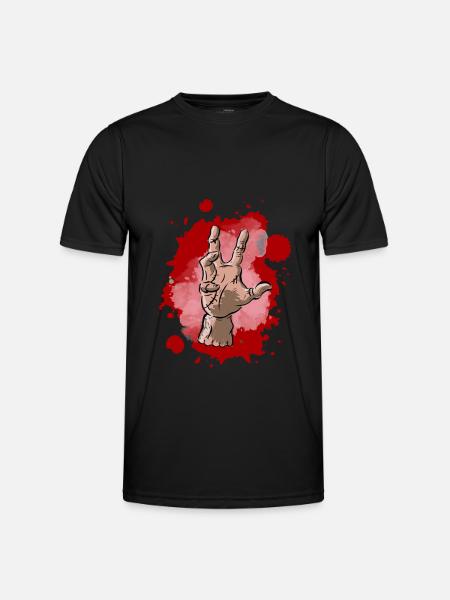 Hand, The Hand, Thing - Men's Functional T-Shirt - black