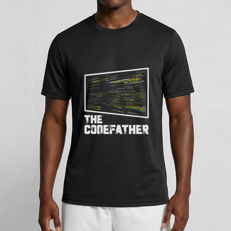 Le Codefather Programmeur Codage Coder Drôle T-shirt sport Homme