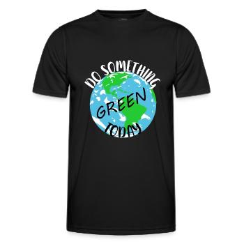 Naturschutz Klima Naturschützer Meer - Männer Funktions-T-Shirt - Schwarz - Vorne - AI Model Male 178 dark (178cm)