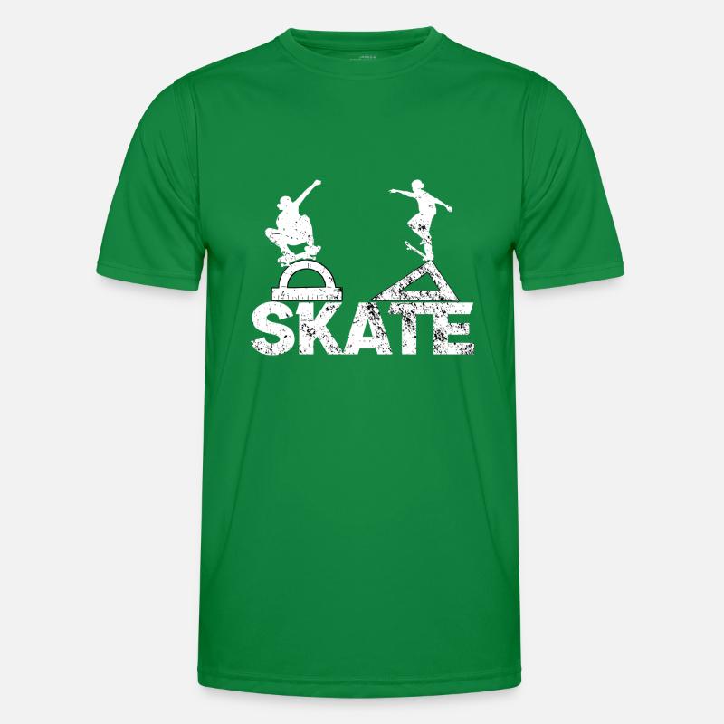Skateboard Freestyle Männer Funktions-T-Shirt