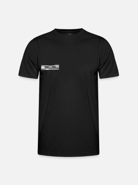alex - Männer Funktions-T-Shirt - Schwarz