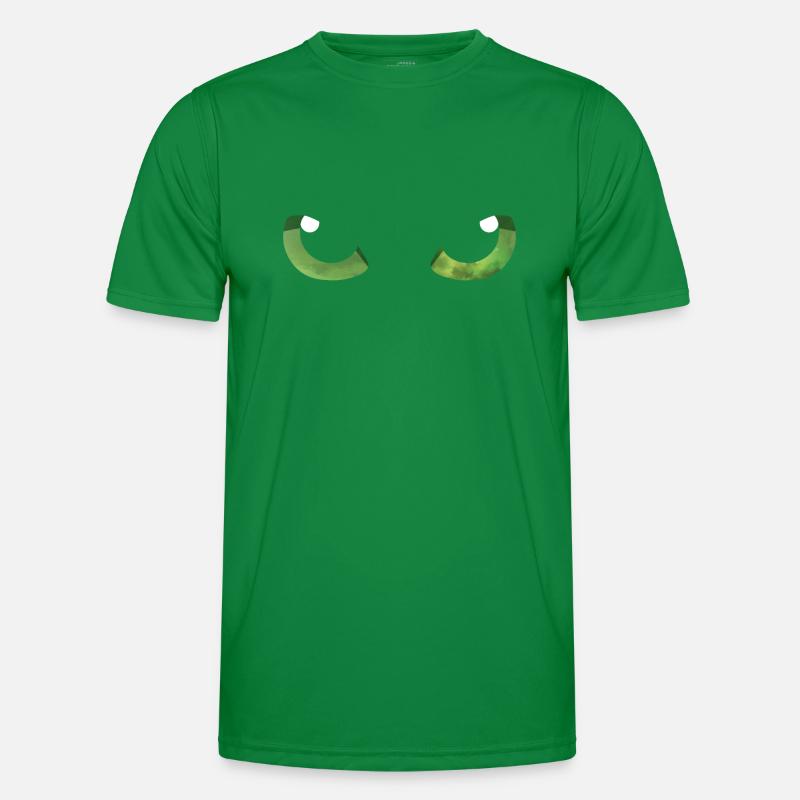 Cat Eyes Green Men's Functional T-Shirt