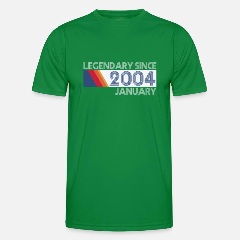 Retro SiFi Legendary since January 2004 - Geburtst Männer Funktions-T-Shirt