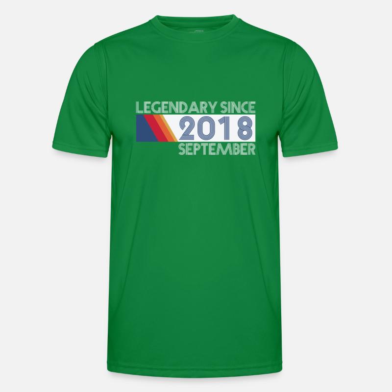 Retro SiFi Legendary since September 2018 - Geburt Männer Funktions-T-Shirt