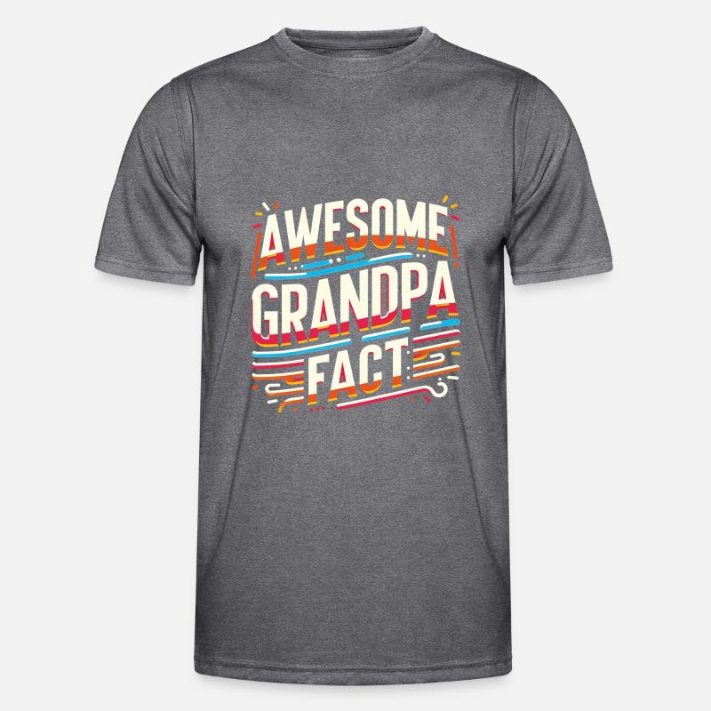 Opa bester Angler Bäcker Kumpel Buddy Männer Funktions-T-Shirt