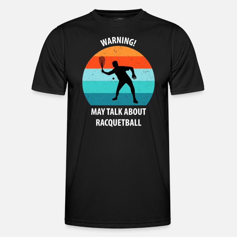 Racqueetball - Men's Functional T-Shirt - black