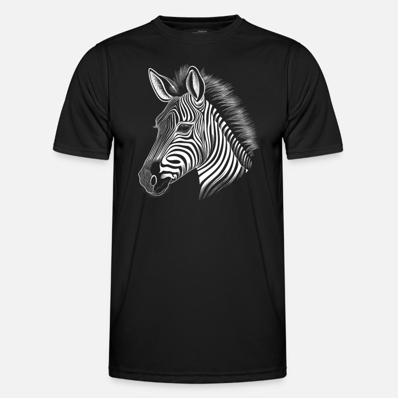 Zebra - Men's Functional T-Shirt - black