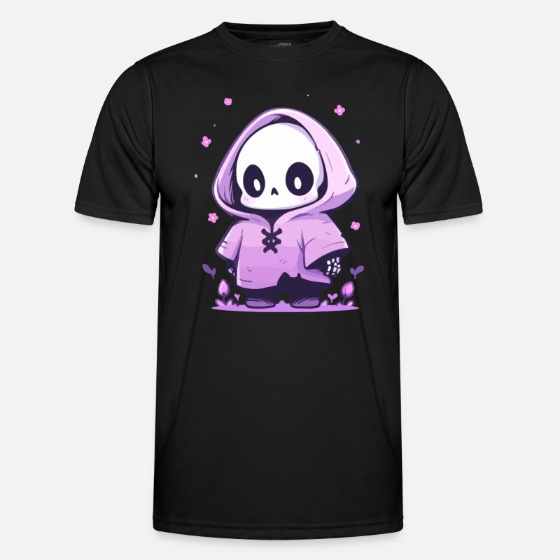 Squelette mignon d’Halloween - Design effrayant mignon T-shirt sport Homme