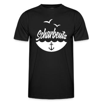 CÔTE BALTIQUE DE SCHARBEUTZ - T-shirt sport Homme - noir - Devant - AI Model Male 178 dark (178cm)