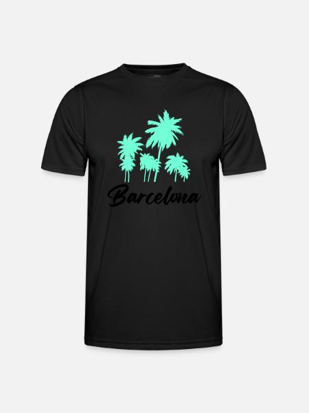 Barcelona - Men's Functional T-Shirt - black