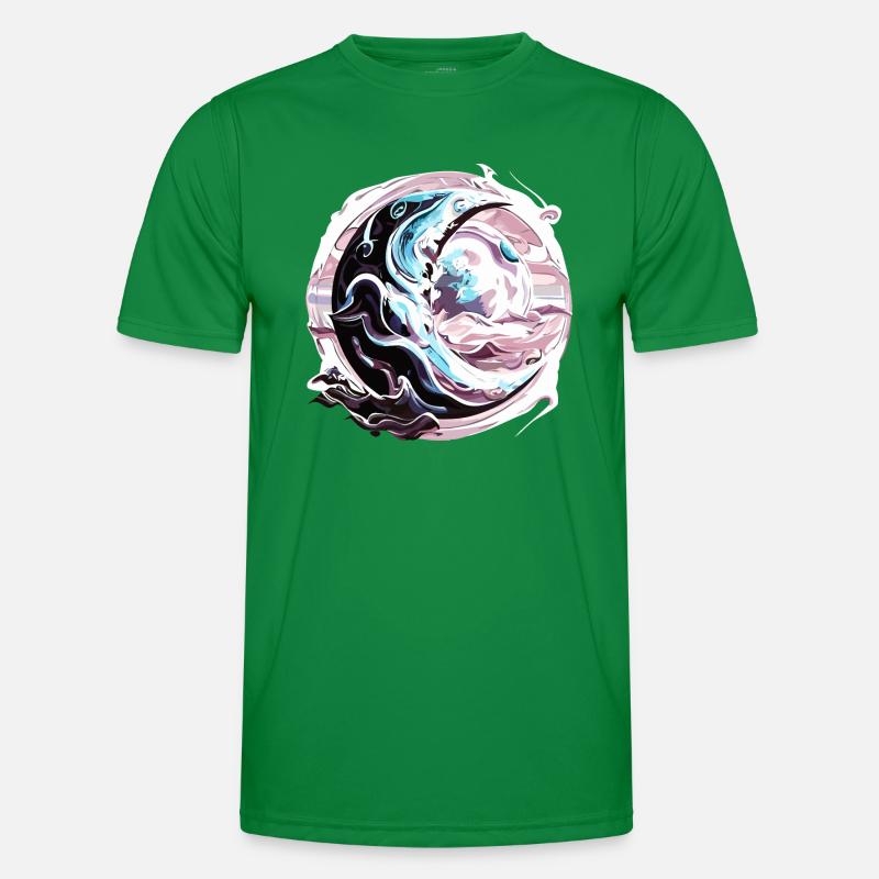 Chrome Crescent Men's Functional T-Shirt
